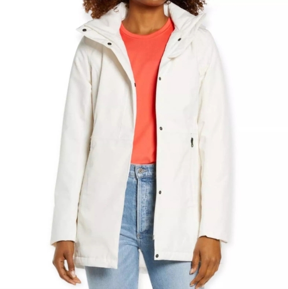 The North Face Insulated Ancha Parka II Waterproof Jacket White Womens Small - Picture 4 of 14